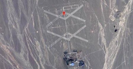 Misteriosas Estruturas são Avistadas no Deserto de Gobi pelo Google Maps