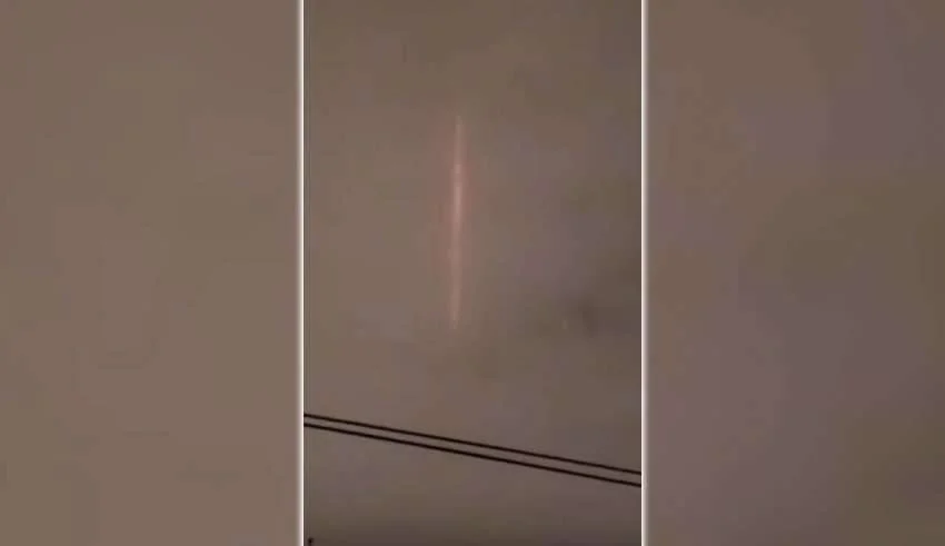 O misterioso pilar de luz