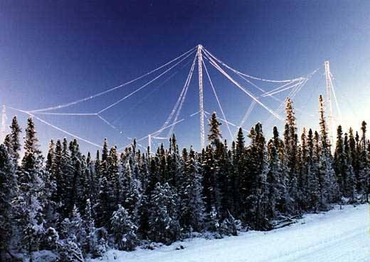 As antenas do Instrumento de Investigação emitem sinais para altitudes entre 100 e 350 Km