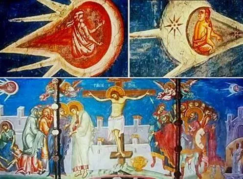 A Misteriosa Pintura Antiga Mostra Aliens na Crucificação de Cristo