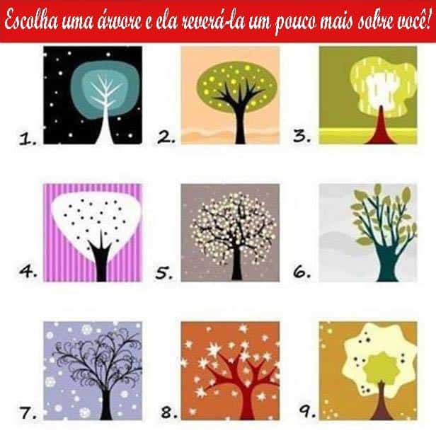 TESTE DE PERSONALIDADE arvore