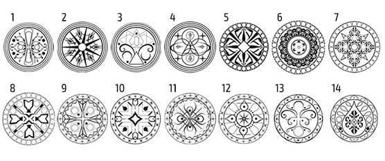 Mandala favorita e descubra o seu significado