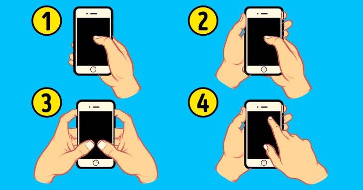 O que seu jeito de segurar o celular diz sobre sua personalidade