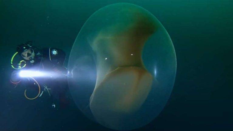 Mergulhadores noruegueses descobrem uma esfera