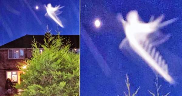 -É um sinal celestial ou é apenas uma anomalia fotográfica