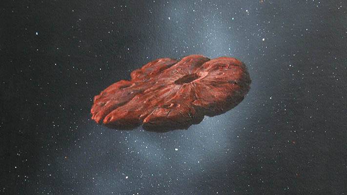 Será que Oumuamua é um fragmento de um planeta?