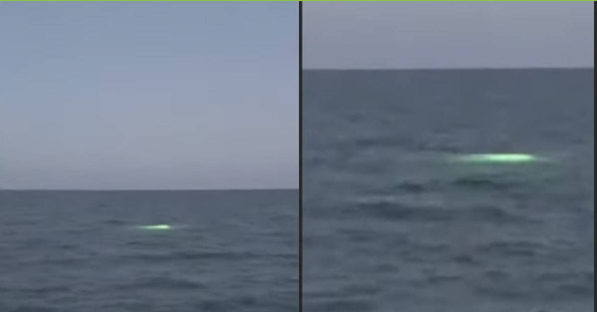 O QUE É ESTE OBJETO LUMINOSO VISTO NO FUNDO DO MAR EM MIAMI