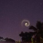 Espiral Gigante no céu das Ilhas Fiji