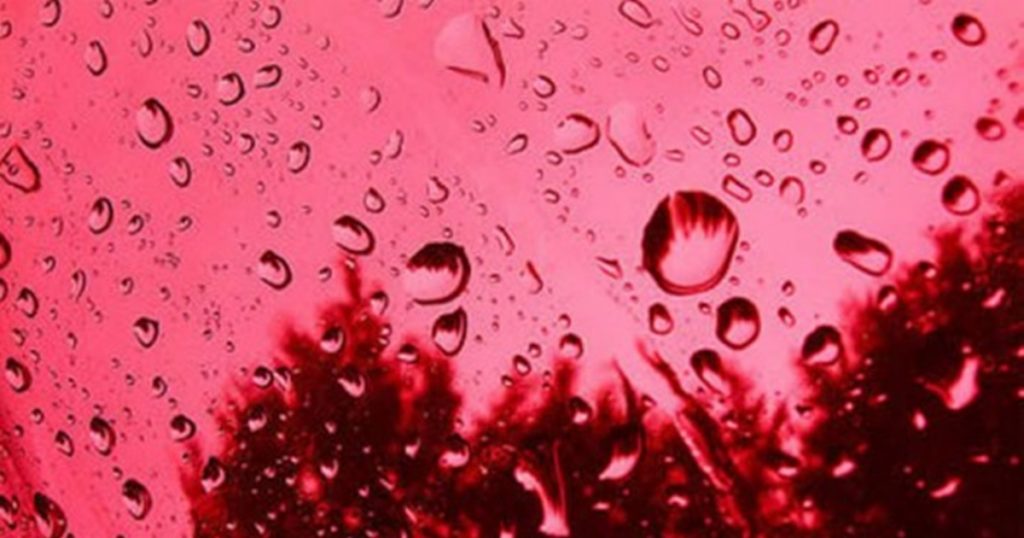 Vários países escandinavos testemunharam esta semana um fenômeno meteorológico raro conhecido como chuva de sangue.