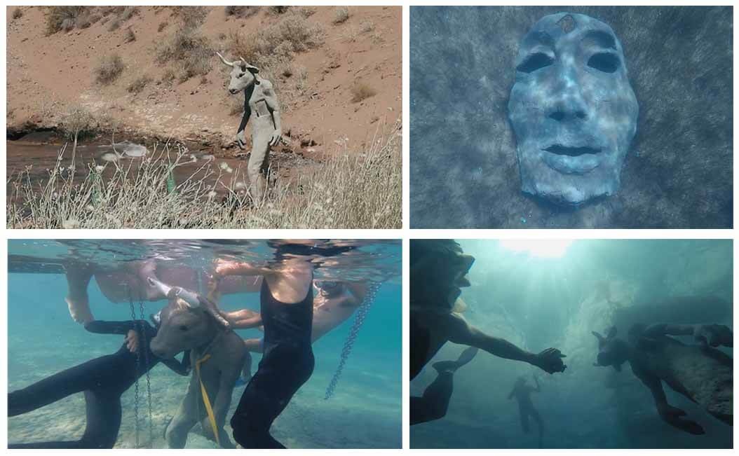 Foi assim que o Minotauro chegou no lago em Neuquén, na Patagônia Argentina