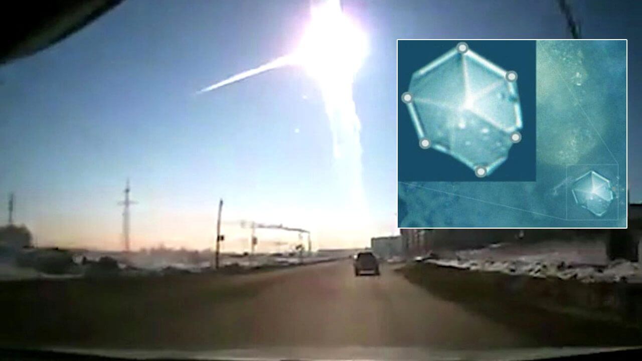 Cristais nunca antes vistos encontrados em poeira de meteorito.