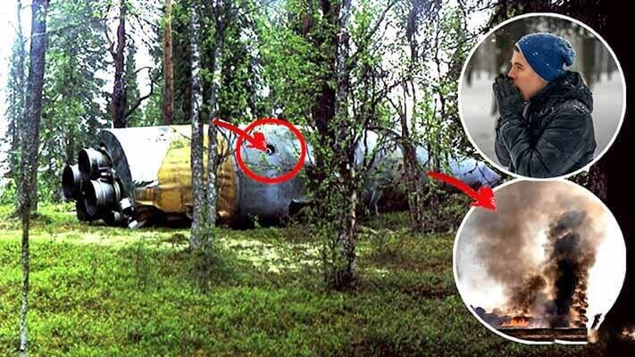Homem encontra enorme foguete na floresta do Alasca e o que havia dentro era ainda mais incrível