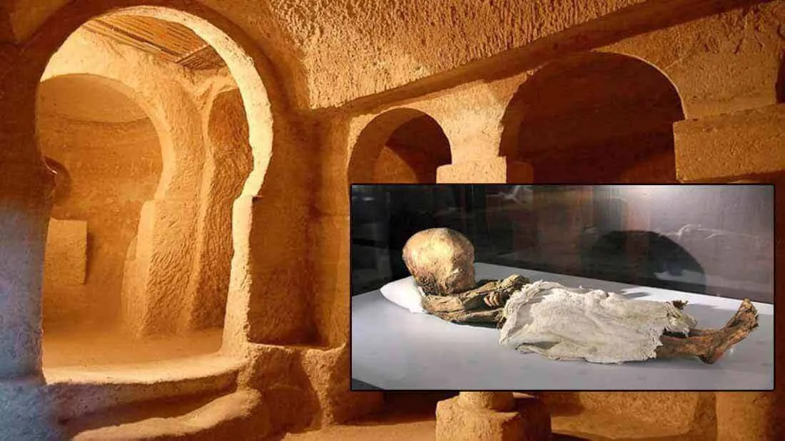 Múmias antigas encontradas na Turquia