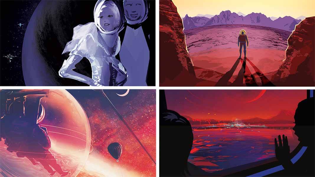 Visite mundos alienígenas através de multimídias