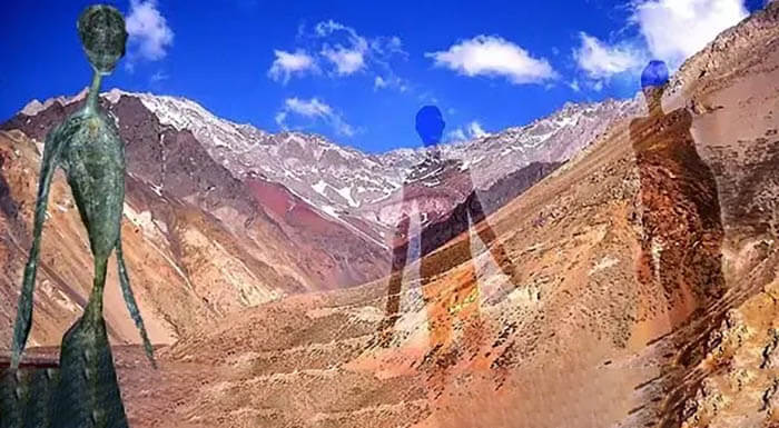 Família chilena tem encontro arrepiante de terceiro grau com seres de 3 metros no reservatório El Yeso, Santiago, Chile - A Chave dos Mistérios Ocultos.