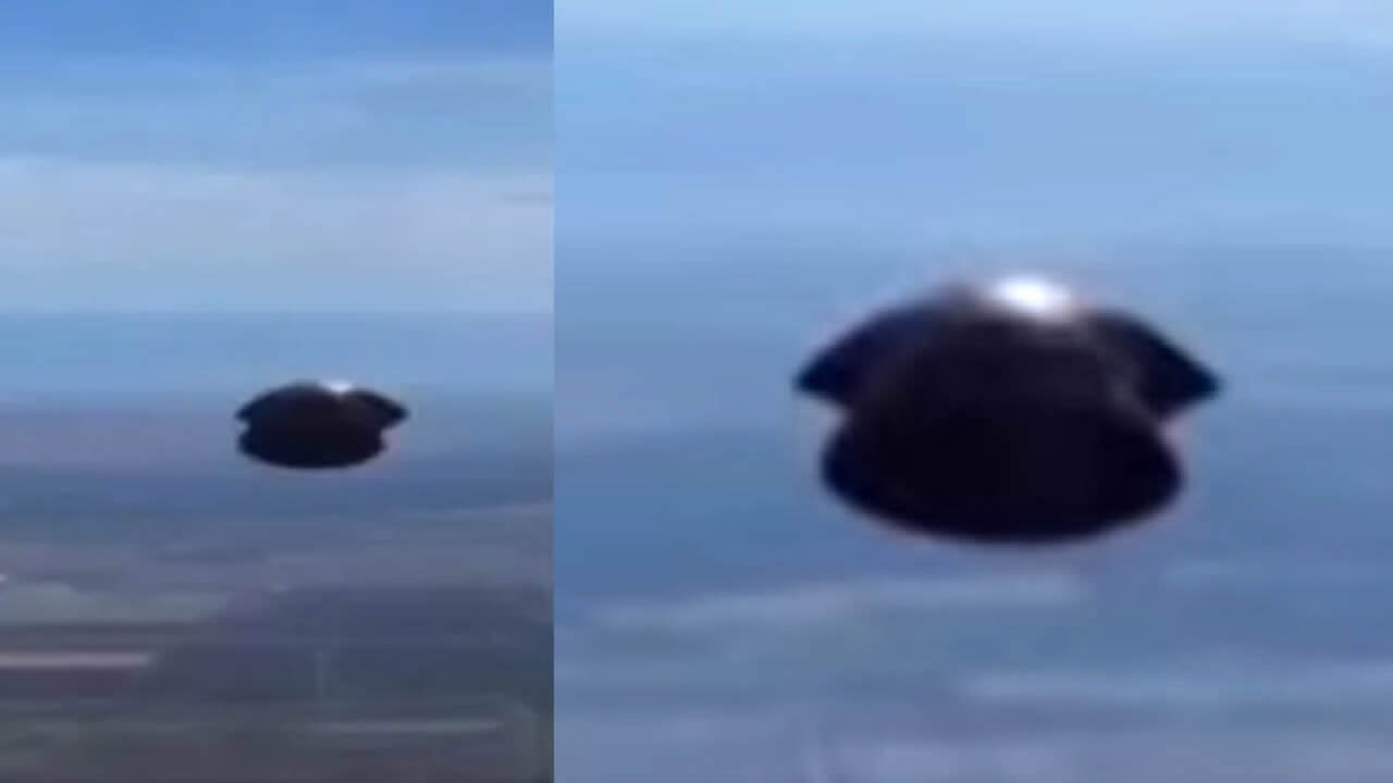 Objeto voador não identificado gravado em vídeo sobre Sutter Buttes, Califórnia.