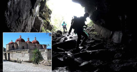 Descobriram uma “passagem para o submundo” sob uma igreja no México