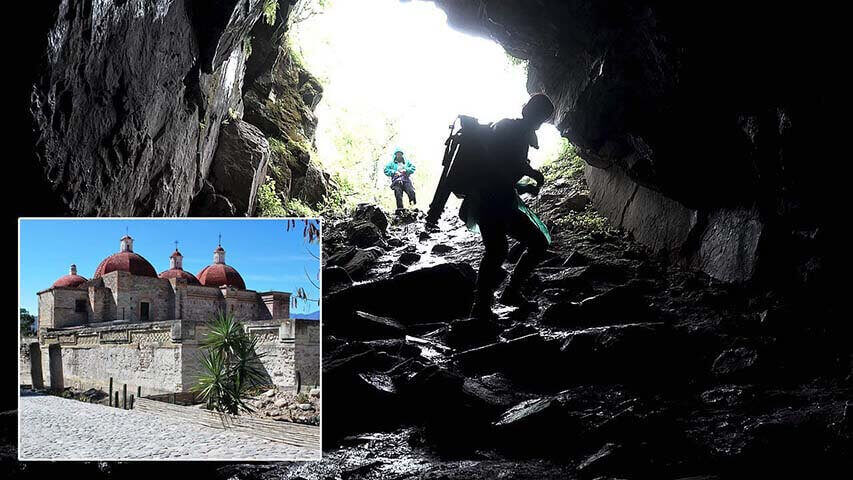 Descobriram uma passagem para o submundo sob uma igreja no México.