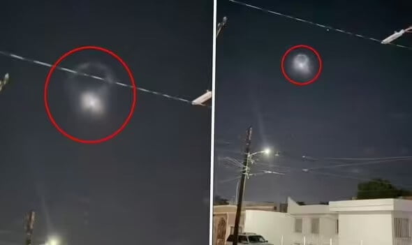 Um OVNI foi visto acima do México, provocando temores de uma invasão alienígena