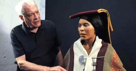 Assim era a múmia mais famosa do peru, Juanita, a “Donzela do gelo Inca”, que morreu há 500 anos.