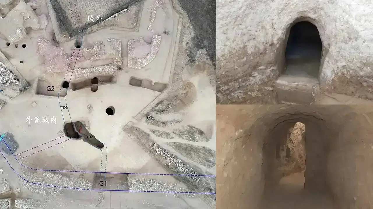 Túneis subterrâneos descobertos nas ruínas de uma cidade chinesa de 4.300 anos