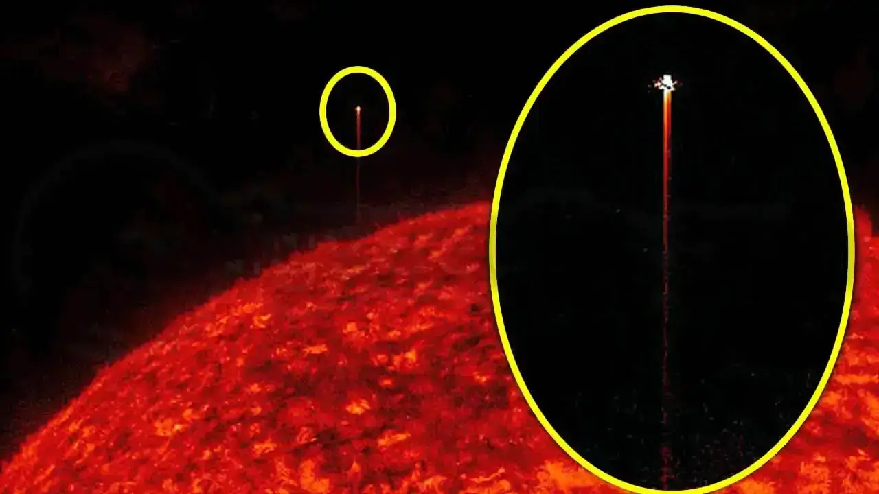Algo enorme sai do sol após um tornado de plasma.