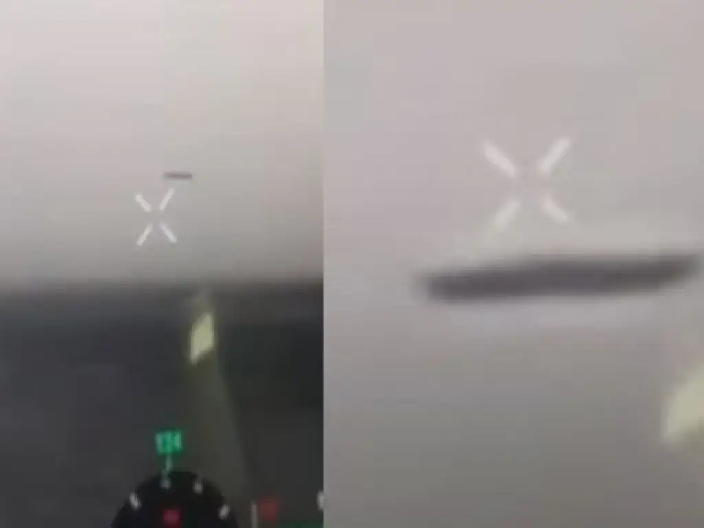 OVNI em forma de charuto na linha de frente na Ucrânia