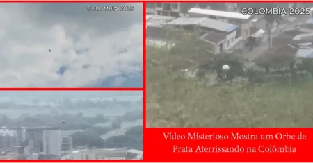 Vídeo Intrigante Mostra Orbe Metálico Misterioso Aterrissando em Campo na Colômbia