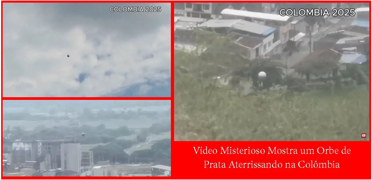 Orbe de Prata Aterrissando na Colômbia