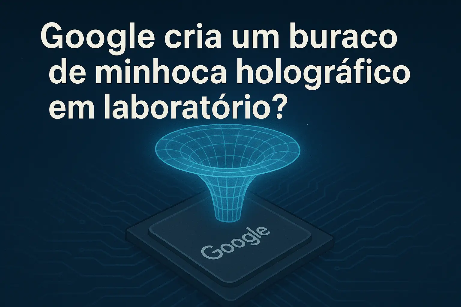 Google Cria Buraco de Minhoca em laboratório e Revela O Universo é um Holograma