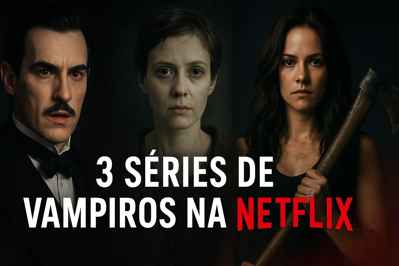 3 séries espetaculares de vampiros que você precisa ver na Netflix