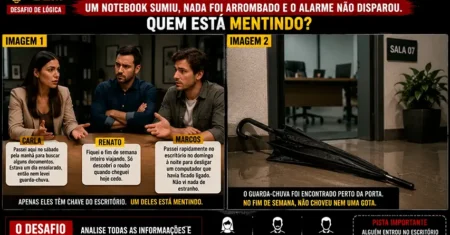 O Guarda-Chuva Esquecido: Você Consegue Descobrir Quem Está Mentindo?
